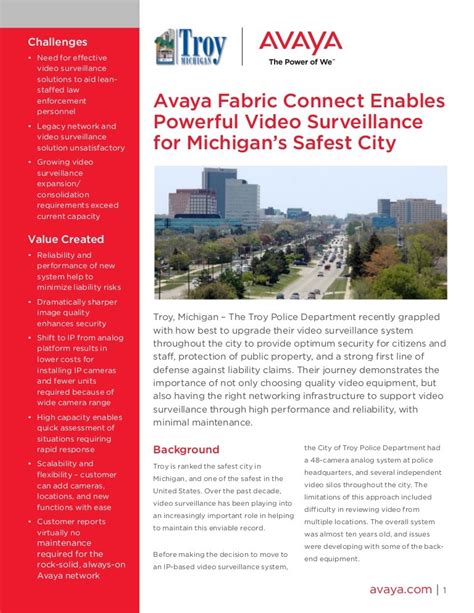 Avaya Michigan .